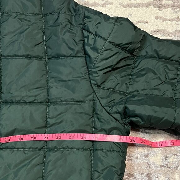 Vtg Work King Mens XL Reversible Puffer Jacket Green/Orange Poly Canada Hunting - Picture 9 of 14